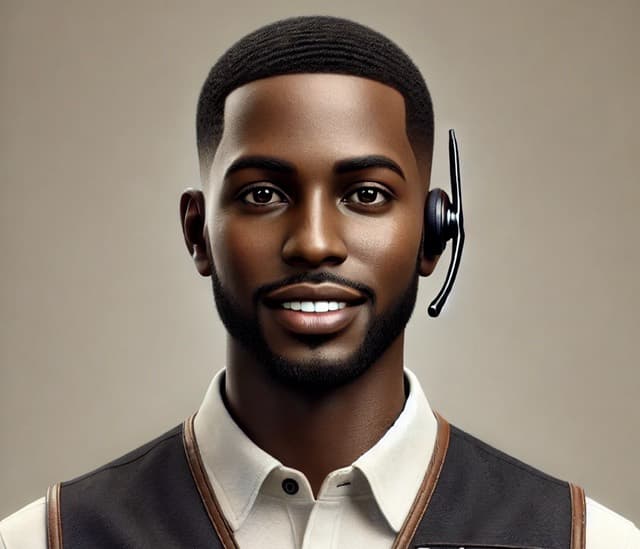 Barbershop AI photorealistic GivePay service visual