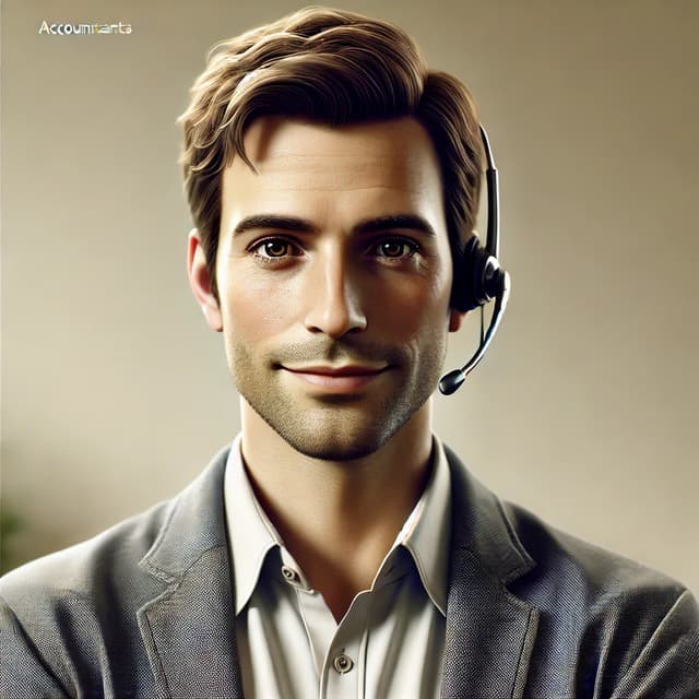 Accountants AI photorealistic GivePay service visual