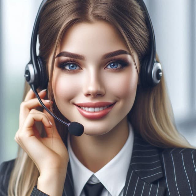 Samantha Sales and Support AI photorealistic GivePay service visual