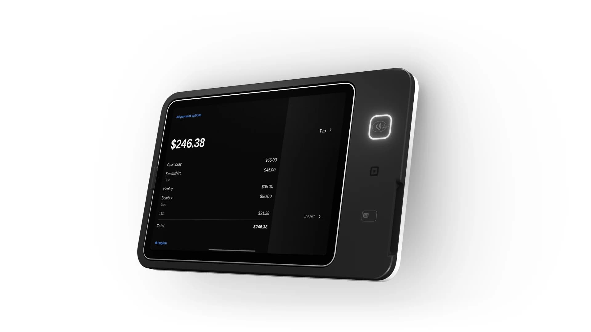 Square Kiosk self-service ordering device