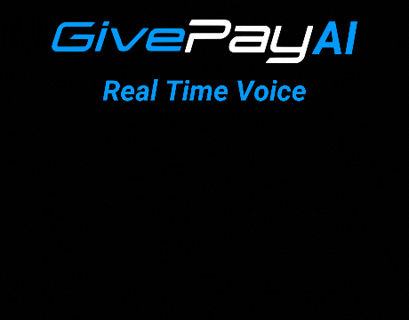 Voice AI Voice Phone Line Integration - Outbound & Inbound Calls photorealistic GivePay service visual